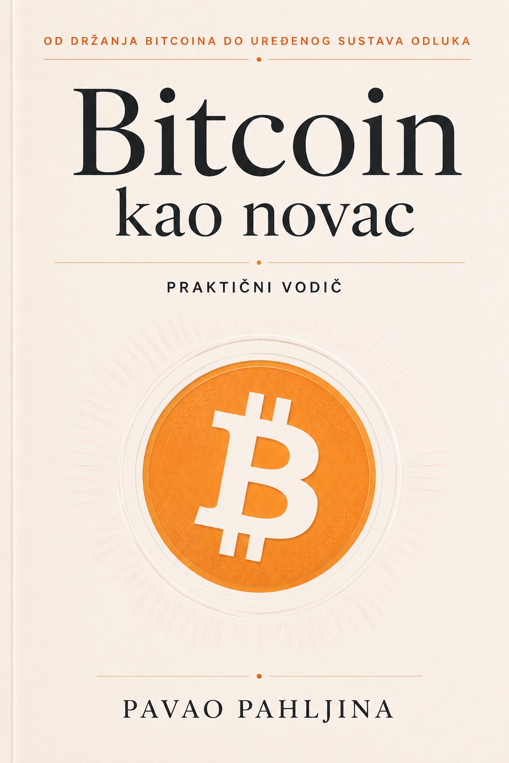 Cover knjige Bitcoin kao novac